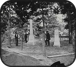 Graves of George Washington Parke Custis and his wife, Mary Lee “Molly” Fitzhugh Custis  (B)